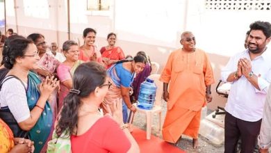 காமராஜ் நகரில் புதிதாகத் திறக்கப்பட்ட ராமகிருஷ்ண மடத்தில் ஜோஸ் சார்லஸ் மார்ட்டின் வழிபாடு: எம்.எல்.ஏ. நேருவுடன் சந்திப்பு!