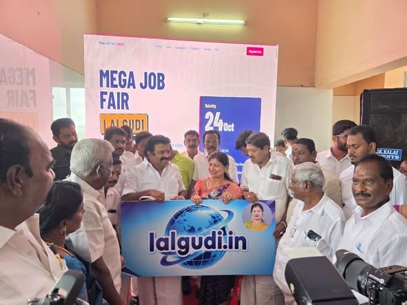 டாக்டர் லீமாரோஸ் மார்டின் MLA முன்னெடுப்பில் “Lalgudi.in” இணையதளம் தொடக்கம் – 576 இளைஞர்கள