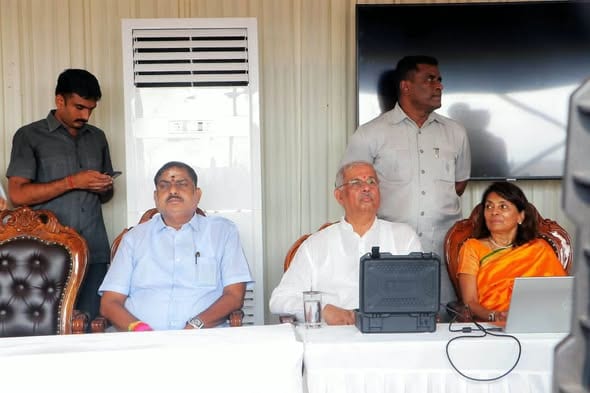 சென்னையில் ‘மிஷன் ருஹுமி ட்வின் – 2026’ விண்வெளி ராக்கெட் ஏவுதல்: அமைச்சர் நமச்சிவாயம், ஆளுநர் நேரில் பார்வை!