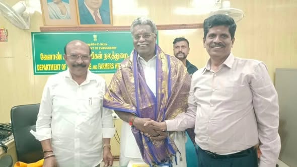 நெட்டப்பாக்கம் தொகுதிக்கு உட்பட்ட கிராமங்களில் சமுதாய நலக்கூடப் பணிகளை விரைந்து முடிக்க அ
