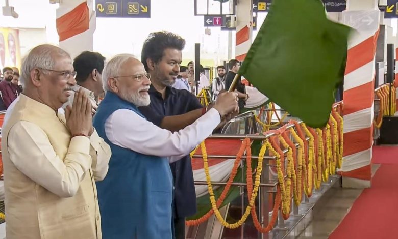சென்னையில் போரூர் - பூந்தமல்லி மெட்ரோ ரயில் சேவை தொடக்கம்: முதல்வர் ஸ்டாலினுடன் பிரதமர் மோடி பயணம்!