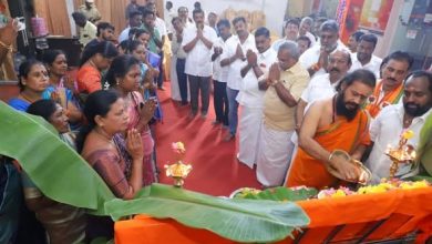 புதுச்சேரி பாஜக தலைமை அலுவலகத்தில் ஆயுத பூஜை, விஜயதசமி சிறப்பு வழிபாடு: கட்சி நிர்வாகிகள் உற்சாக பங்கேற்பு!