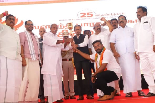 புதுச்சேரியில் பாஜக சார்பில் பிரம்மாண்ட 'சேவா ஜோதி யாத்திரை': ஆளுநர், முதலமைச்சர் தொடங்கி வைத்தனர்!