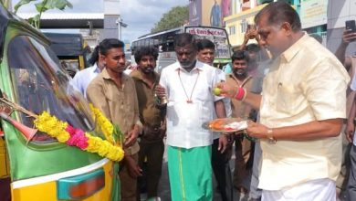 புதுச்சேரி புதிய பேருந்து நிலையத்தில் அமைந்துள்ள நரேந்திர மோடிஜி தலைமை ஆட்டோ ஸ்டாண்டில் இன