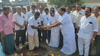 புதுச்சேரி கதிர்காமம் தொகுதி, பவழக்காரன்சாவடியில், சிமெண்ட் சாலைகள் மற்றும் வடிகால் வசதிகள