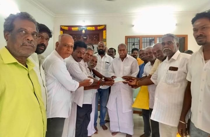 வில்லியனூர் தொகுதி கொம்பாக்கம் ஸ்ரீ செங்கனி அம்மன் கோவில் திருப்பணி விழாவிற்கு ரூ.20 லட்சம