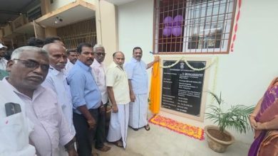 நாவற்குளம் அரசு தொடக்கப் பள்ளியில் ரூ.33.38 லட்சத்தில் புதிய வகுப்பறைகள்: செல்வகணபதி எம்பி திறந்து வைத்தார்!