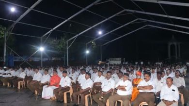 ராஷ்ட்ரீய ஸ்வயம் சேவக சங்கம் (ஆர்.எஸ்.எஸ்), புதுச்சேரி மாவட்டம் சார்பில் நடந்த 101-வது விஜ
