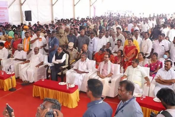 புதுச்சேரியில் சேவா ஜோதி யாத்திரை: 25 ஆண்டுகள் மக்கள் சேவையில் பிரதமர் மோடி - சிறப்பு ரத்ததான முகாம் உற்சாகம்!