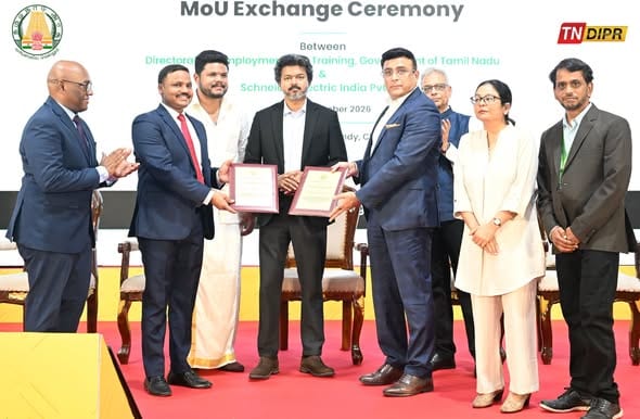 மாண்புமிகு தமிழ்நாடு முதலமைச்சர் திரு.ச.ஜோசப் விஜய் அவர்கள் முன்னிலையில் இன்று (28.10.2026
