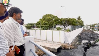 வியாசர்பாடி கேப்டன் காட்டன் கால்வாயில் தீவிர வெள்ளத் தடுப்புப் பணிகள்: முதல்வர் ச.ஜோசப் விஜய் நேரில் ஆய்வு!